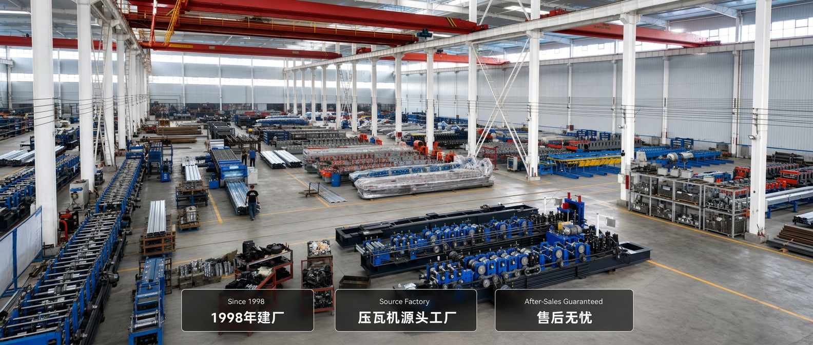 Xinnuo factory CZ purlin roll forming machine production area