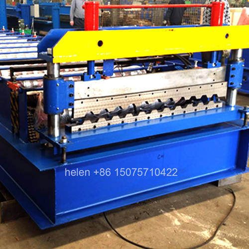 Heavy duty C17 IBR roof sheeting machine main body with solid side plates by Hebei Xinnuo