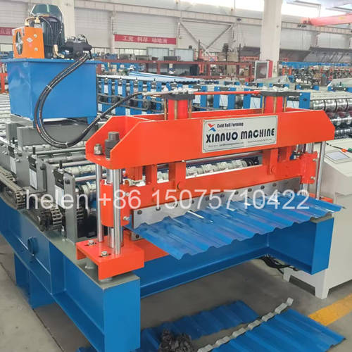 Heavy duty C20 trapezoidal metal panel roll forming machine main body by Hebei Xinnuo