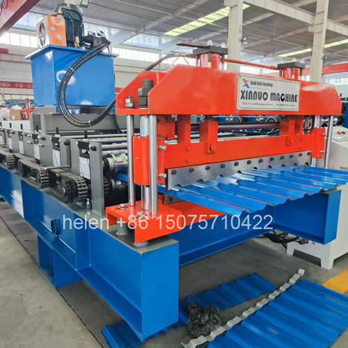 High load capacity mobility caster wheels installed on metal roll forming machine base