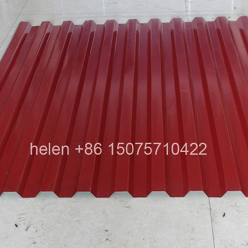 Hebei Xinnuo manufacturing base showing batch arrangement of finished roof sheeting machines for shipping