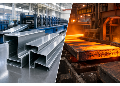 C/Z Purlin vs Hot-Rolled Steel: Why Cold Roll Forming Wins