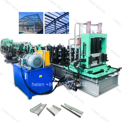 Heavy-Duty Zimbabwe CZ Channel Rolling Machine (450+500 Base Frame)