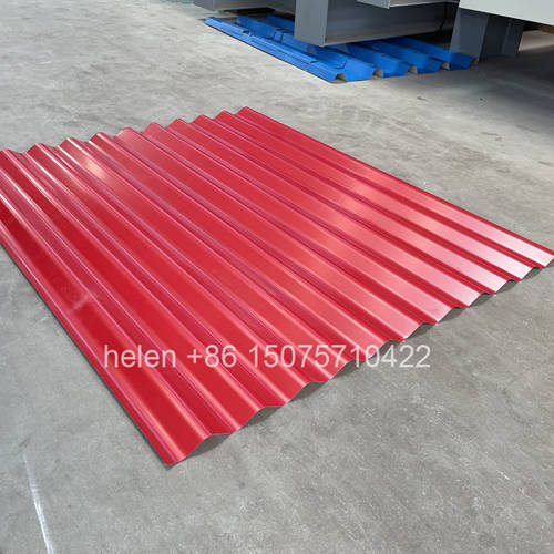 Hydraulic Double Layer IBR Trapezoidal and Corrugated Metal Sheet Arch Curving Bending Machine with Three Roller Pressing Stations Adjustable Radius Control System for Curved Roof Panel Manufacturing Building Construction Factory