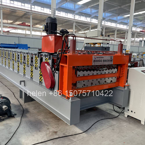 Affordable Double Layer IBR Trapezoidal and Corrugated Roof Sheet Cold Roll Forming Machine Price with Automatic Hydraulic Cutting PLC System for Budget Metal Roofing Panel Production Business Startup Investment