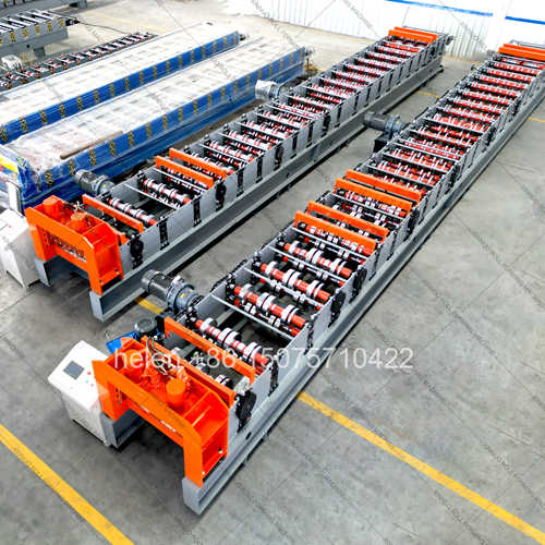 Heavy Duty Floor Deck Roll Forming Machine Metal Decking Equipment