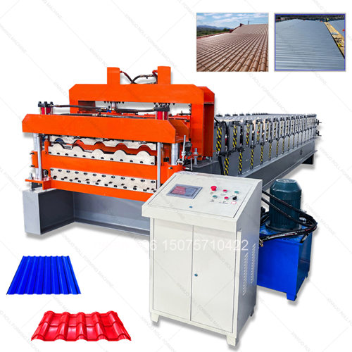 Double Layer Glazed Tile and Roof Sheet Machine Price