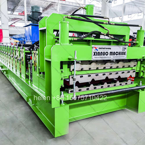 Double Layer Glazed Tile and Roofing Sheets Machine Price