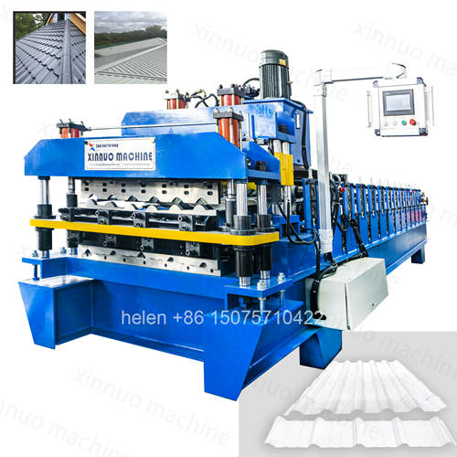 Double Layer Glazed Tile & Roof Sheet Roll Forming Machine