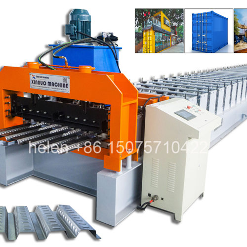 IBR Profile Steel Deck Roll Forming Machine for Long Sheets