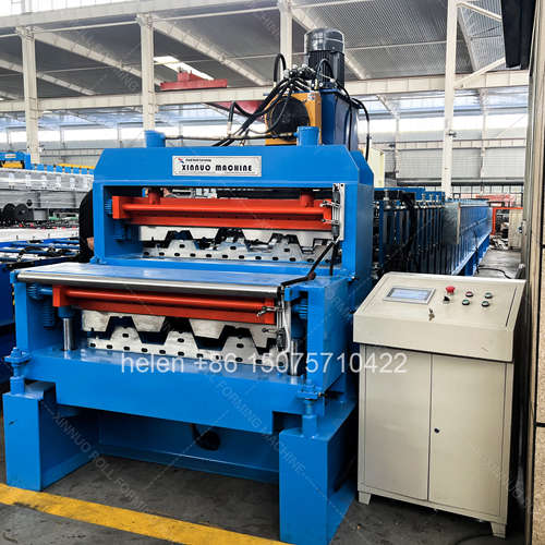 Double Layer Deck Floor Roll Forming Machine