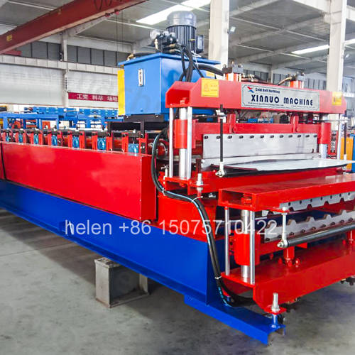 Double Layer Glazed Tile and IBR Metal Roof Forming Machine